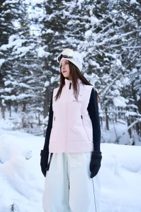 Middle layer winter warm down vest