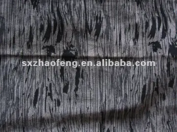 100%cotton printed velvet fabric for garment
