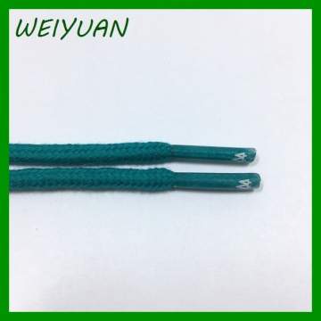Multi colored 100% braided cotton drawstring cord supplier