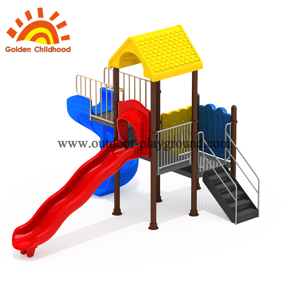 outdoor play equipment with slide on sale