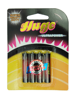 Super Heavy Duty 1.5V Carbon Zinc Battery R03p Blsiter Pack