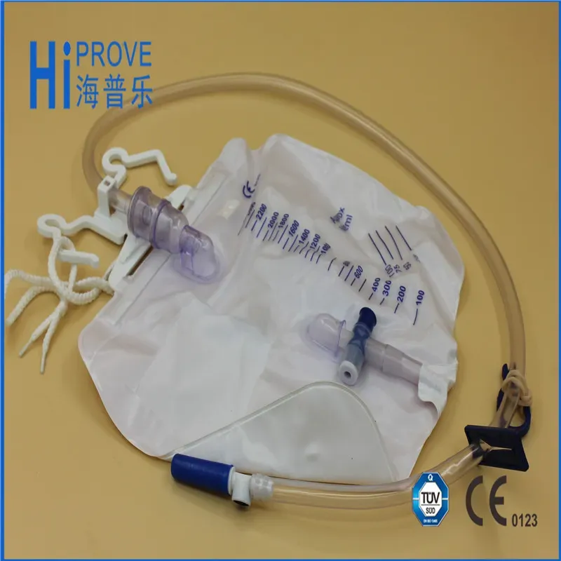 T Value Type Disposable Urinary Drainage Bag