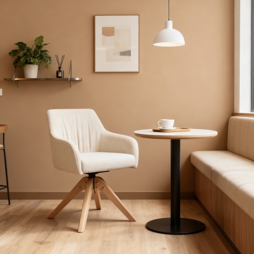 Nordic Modern Design Upholstered Velvet Fabric Chair