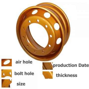 Roues de 22,5 pouces pour véhicules