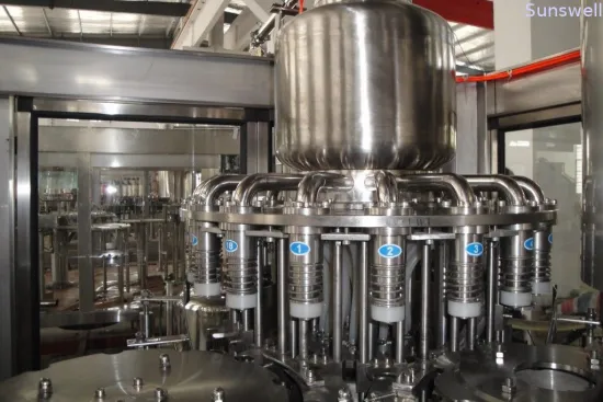 2.2kw Beverage Filling Machine / Water Bottling Liquid Fillers Main Include Rotary Capper