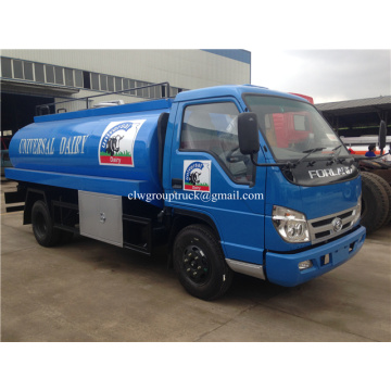 Mobile tanker truck milk cooling tank for sale