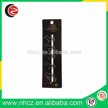 promational handmade metal bookmark for sale