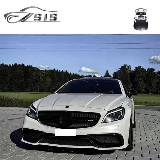 CLS-Class W218 CLS63 AMG Bodykit - Front Bumper Grilles, Hood, Fender Flares, Rear Diffuser with Exhaust Tips