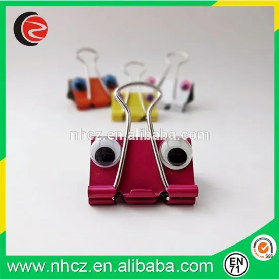 25MM Colorful Binder Clips with Eyes