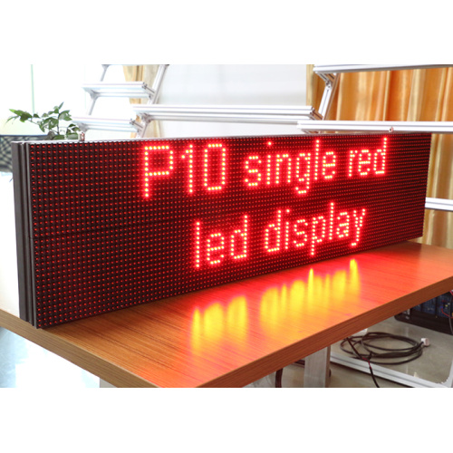 P10 single red color Display Advertising LED Display
