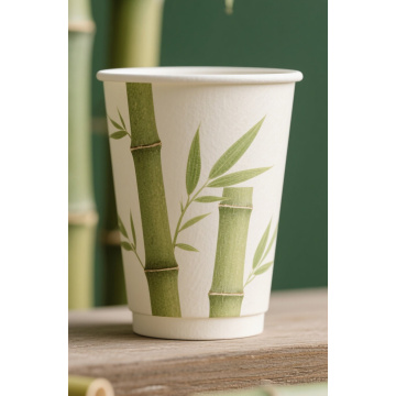 Diseño de logotipo personalizado de Paper Cup Cup