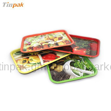 metal serving trays wholesale