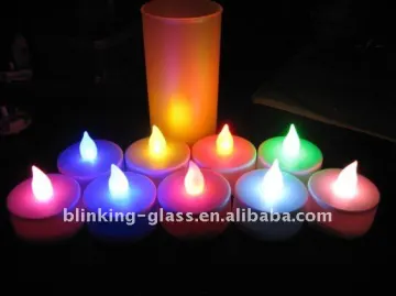 led flashing candle light