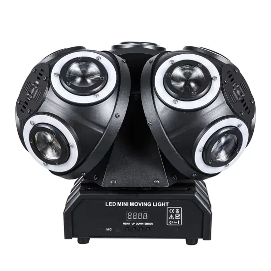 Vorlane OEM Factory 10W*18pcs RGBWW 4IN1 3 Heads DJ Spider Light Beam LED Stage Light