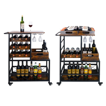 Versatile Trolley for Kitchen Storage and Meal Delivery
