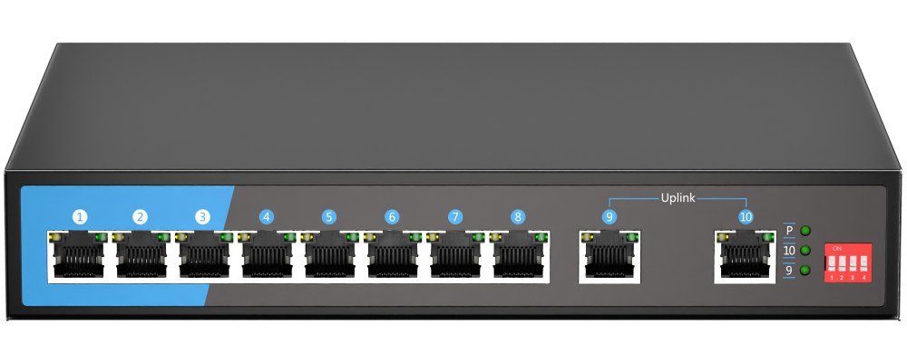 Switch Scodeno Poe Ai Poe Dip Switch 10GTP-S2-AC