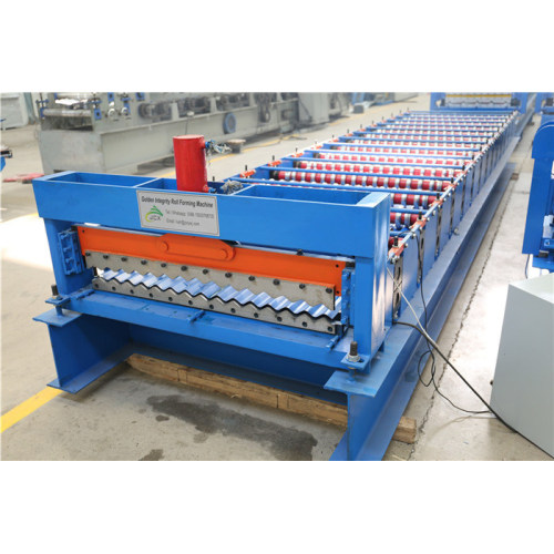 Galvanis Corrugated Zinc Sheet Metal Roll Forming Machine