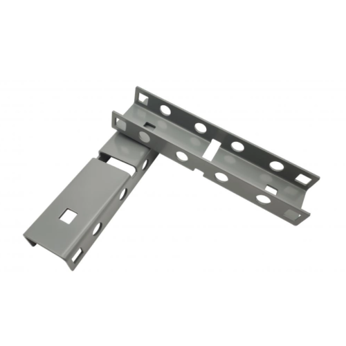 Ranhura de fio de chapa metálica pintada