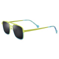 Titanium Acetate Aviator Sunglasses