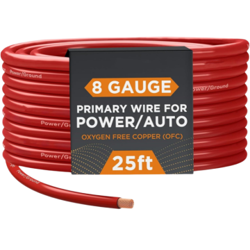 12V 10AWG 5 m Cavo di alimentazione dell'auto ad alta corrente per veicoli ad alte prestazioni