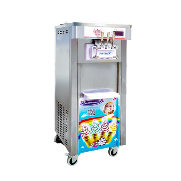 Soft Serve Ice Cream Machine With 3 Flavors