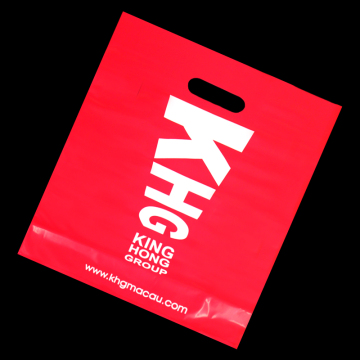 Red Customized Advertisement Handle Bag