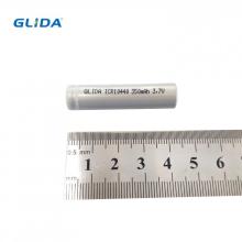 Rechargeable cylindrical lithium battery cell 3.7V 350mah