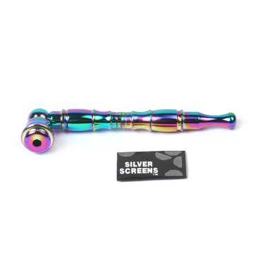 Made in China Hot Sale 127mm Metal Smoking Pipe Colorful tobacco Pipe Smoking Tool Accessories Wholesale