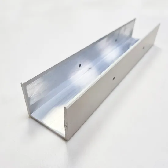 Custom U-Type Powder Coating CNC Machining for Aluminum Extrusions and Profiles