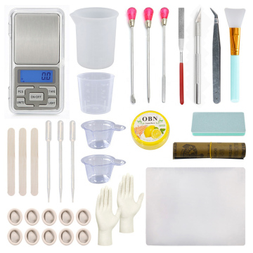 INTODIY DIY Resin Jewelry Making Tools Kit