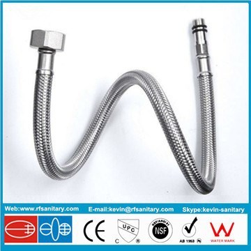 stainless steel braided flexible hose for kitchen faucet/for washbasin /for water                        
                                                Quality Choice