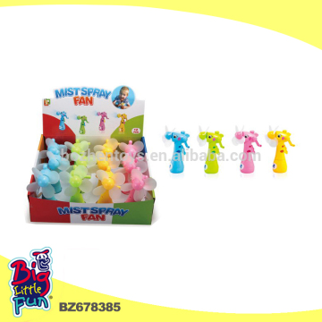 2017 hot new products mini handheld water spray fan toys for kids