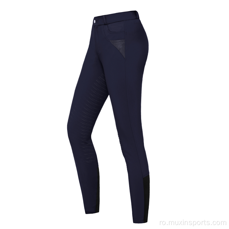 Hot Sale Pocket Pocket Equine Riding Breeches Bărbați