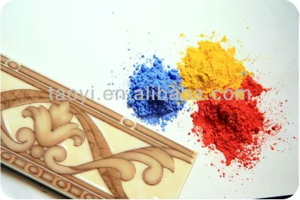 Third firing ceramic pigments