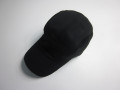 Män svarta 5 Panel Polyester Mesh promotion Cap