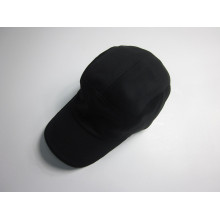 Men Black 5 Panel Polyester Mesh Promotional Cap