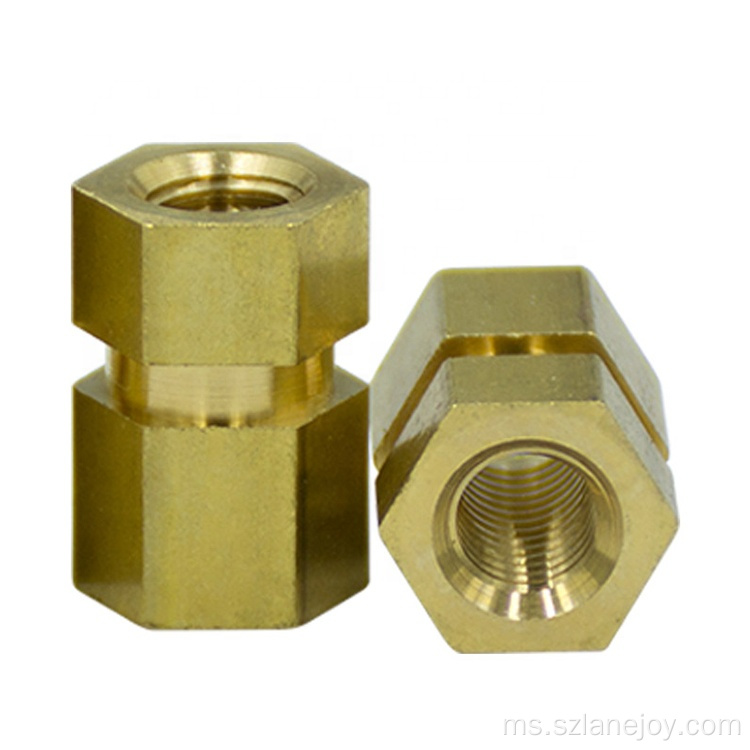 Cold Forming Insert Threading hex head Brass Nut