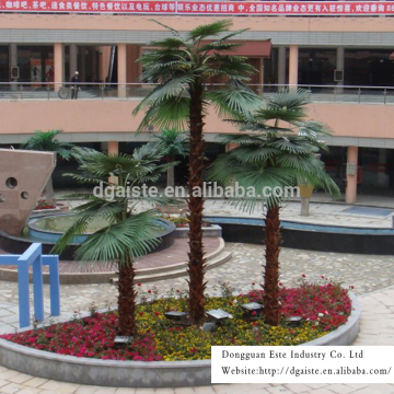 Home and outdoor garden edging decoration 1ft to 33ft or 1m to 10m Height artificial fiberglass palm tree EZLS08 0805
