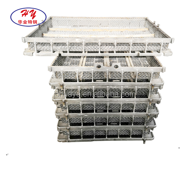 Heat treatment heat resistant steel casting baskets for steel works