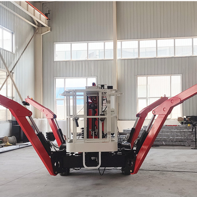 Custom Made 22m AC Power Battery Telescopic Boom Lift Work Platform for Sale