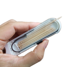 Pocket Plastic Box Toothpicks Holder Dispenser