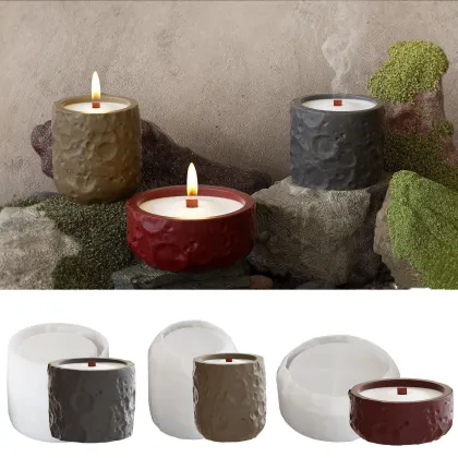 INTODIY Space Moon Series Candle Cup Silicone Mold
