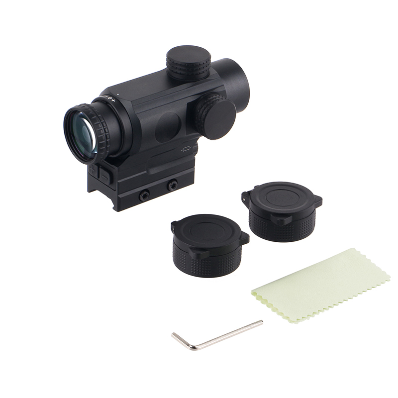 1x25 Prism Red Dot Sight 0.5moa Parallax ฟรี คุณภาพสูง 1x25 Prism Red