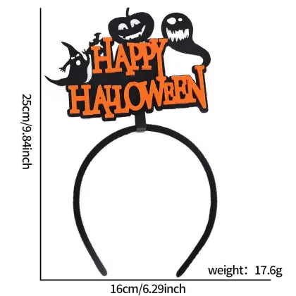 Halloween Ghost Bat Headband - Dance Party Decoration