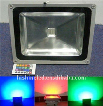 Hs-fl4w50 Rgb 50w Ac85 - 265v 50hz - 60hz Aluminium Outdoor Led Flood Light Ce Rohs Pse