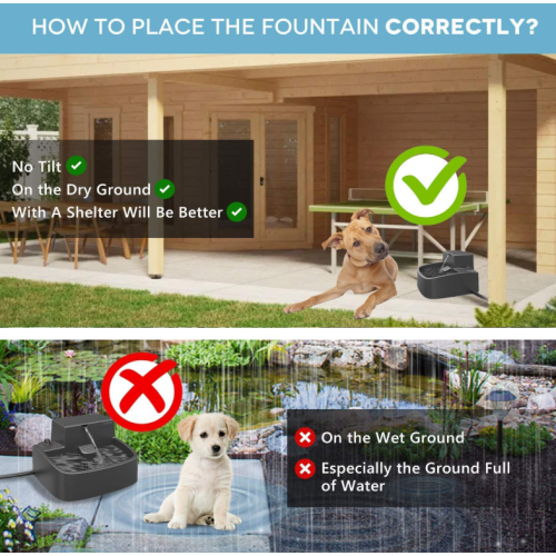 Upgraded Pet Water Fountain