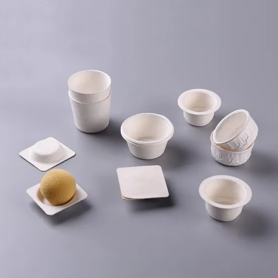 Molded Paper Pulp Eco Chocolate Cocoa Packaging Tray