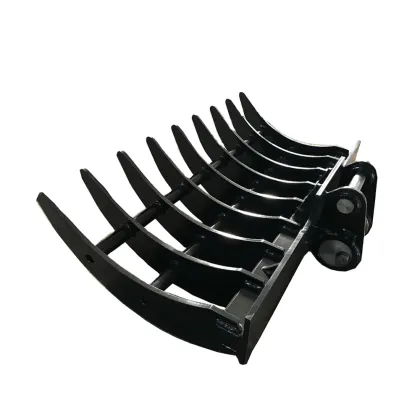 Excavator Rake for 13 Ton Excavator: Forestry Rakes Compatibility