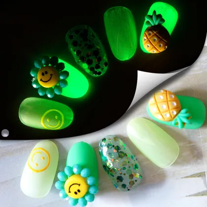 Glow in the Dark UV Gel Nail Polish - 1 kg Professional Ongle Vernis