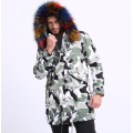 Factory Wholesale Custom Camo Parka Jacket with Fur